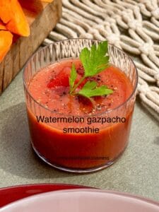 Watermelon Gazpacho Smoothie Recipe Watermelon Gazpacho Smoothie Recipe , Watermelon smoothie , Gazpacho smoothie recipe at home